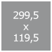 299,5 x 119,5 cm (5776,-) (27830BM)
