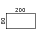 80x200 cm (2.484,-) (MO 7100-5)
