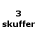 3 skuffer (262,-) (_CC3H1A)
