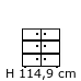 6 rum 114,9x100 cm (352,-) 114,9x100 cm (,-) (BSYL1034LSA2B)