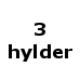 3 hylder