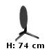 Højde 74 cm med kip model 4790T (168,-)