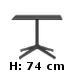 Højde 74 cm model 4795/4797 (281,-)