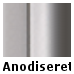 Anodiseret aluminium (620,-)