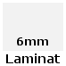 Hvid laminat 6mm (0,-) (CFC_BI)
