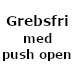Push open (MED PUSH)