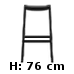 Bar højde 76 cm (32,-) (268)