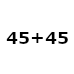 45+45 (59,-) (D12NA45)