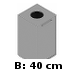 Bredde 40,8 cm (0,-) (2203)