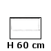 Højde 60 cm (0,-) (KADO)