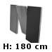 Højre skærm - højde 180 cm (938,-) (13721+3720)
