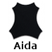 Aida læder med knapper i ryg (2411,-) (401)