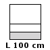 100 cm (0,-) (MDB110_L100)