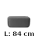 Puf længde 84 cm (0,-) (2-290)