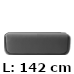 Puf længde 142 cm (1.473,-) (2-291)