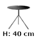 Bordhøjde 40 cm (0,-) (2-412)
