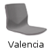 Sort Valencia kunstlæder - fuldpolstring (2.024,-) (23X30)