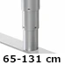 3-leddet rund 65-131 cm (0,-) (0595+0594)