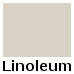 Lys beige linoleum med sort kant (524,-) (Musroom B7 Forbo 4176)