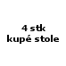 4 kupé stole m. lav ryg - Dark grey (18.604,-)