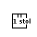 Stoleophæng til 1 stol (0,-) (1 x stoleophæng) 
