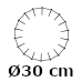 Ø30 cm (640,-) (1D920P300000+D92/3 1D920/300002)