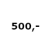 500,-