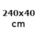 B240xD40xH8,5 cm (3x80) (1.528,-) (2979)