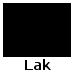 Sortlakeret eg - stelfarve sort (356,-) (V)