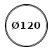 Ø120 cm (2.000,-) (1488)