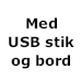 Med bord og USB (4.976,-) (BDH001T/140_USB)