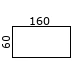 60x160 cm  (164,-) (1x63T)
