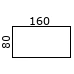 80x160 cm (596,-) (1x80T)