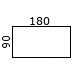 90x180 cm (596,-) (1x98T)