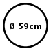 Ø59 cm (0,-)