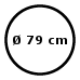 Ø79 cm (2.075,-)