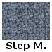 Blå Step Melange (0,-) (66018)