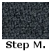 Blåsort Step Melange (0,-) (66019)