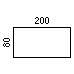 80x200 cm (755,-) (JA9803UK PL200x80+48)