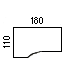 110x180 cm venstre vendt (1078,-) (JA9843UK+48)