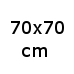 70x70 cm (0,-) (_70x70L BI200E C)