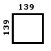 139x139 cm (8237,-) (139x139 NERO)