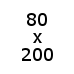 80x200 cm (496,-)