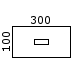 100x300 cm (4095,-) (ARK300x100 REG)