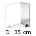 Med sideafskærmning dybde 35 cm (508,-) (5000-0028-9005)