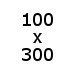 100x300 cm (1361,-)