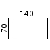 140x70 cm (0,-) (3900-1)