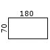 180x70 cm (624,-) (3902-1)