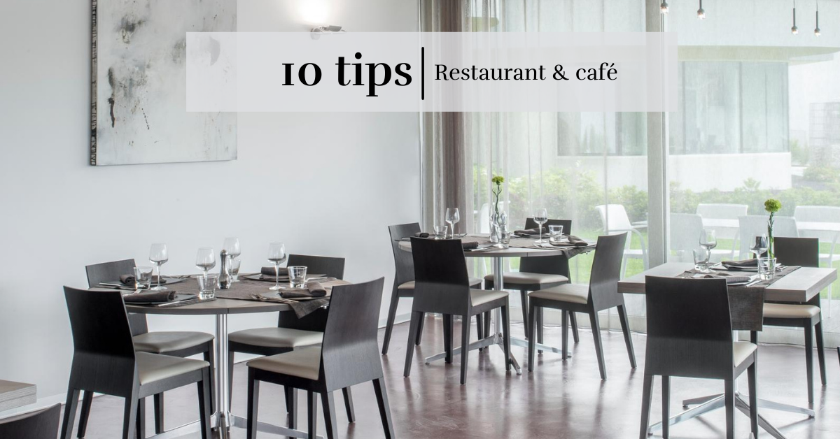 Få 10 tips til indretning af restaurant og café